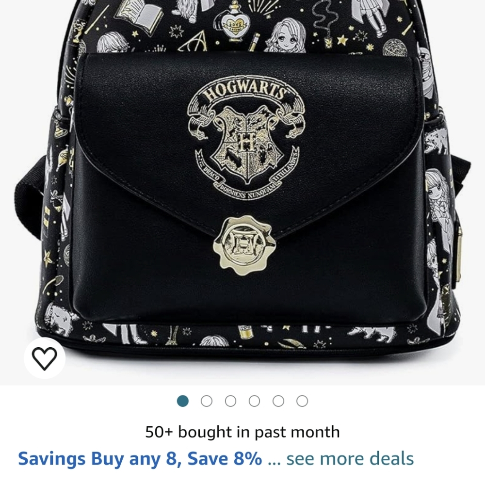 Harry Potter Loungefly with matching wallet